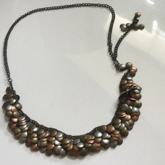 Vintage Women\'s Adjustable Mixed Metal Chain Belt